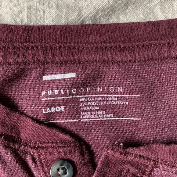 Polo Shirt Public Opinion size L - Picture 3 of 5
